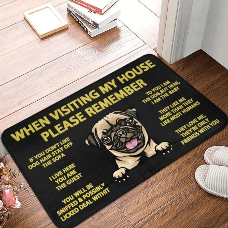 Bathroom Home Visit - Felpudo para mascotas cuando visitando mi