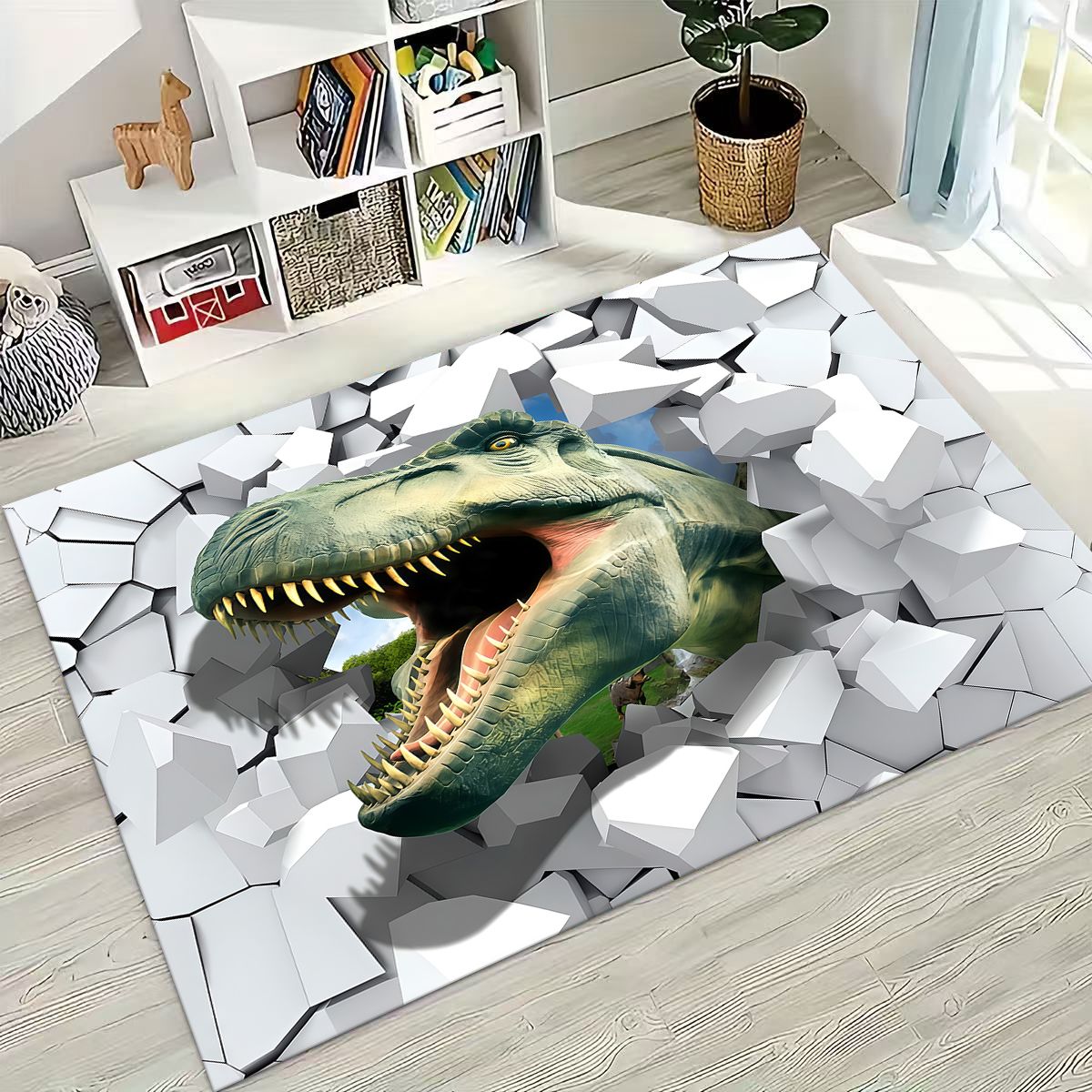 Home Bathroom Break - Alfombra de la Serie de Animales
