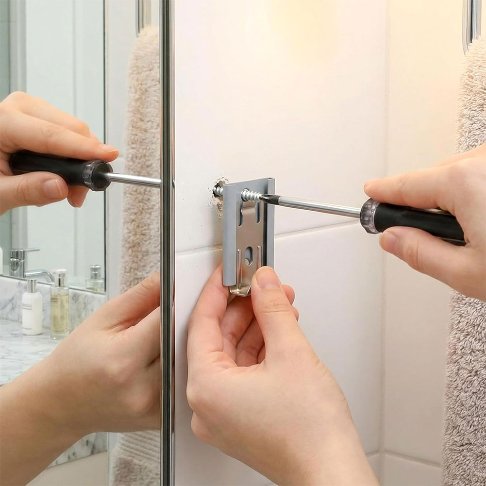 Home Hardware Bathroom Mirrors - Herrajes para espejos de baño, clips