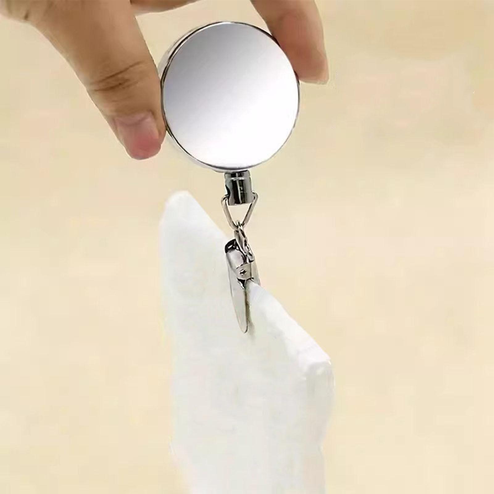 Home Bathroom Towels - Toallero retráctil autoadhesivo para colgar en