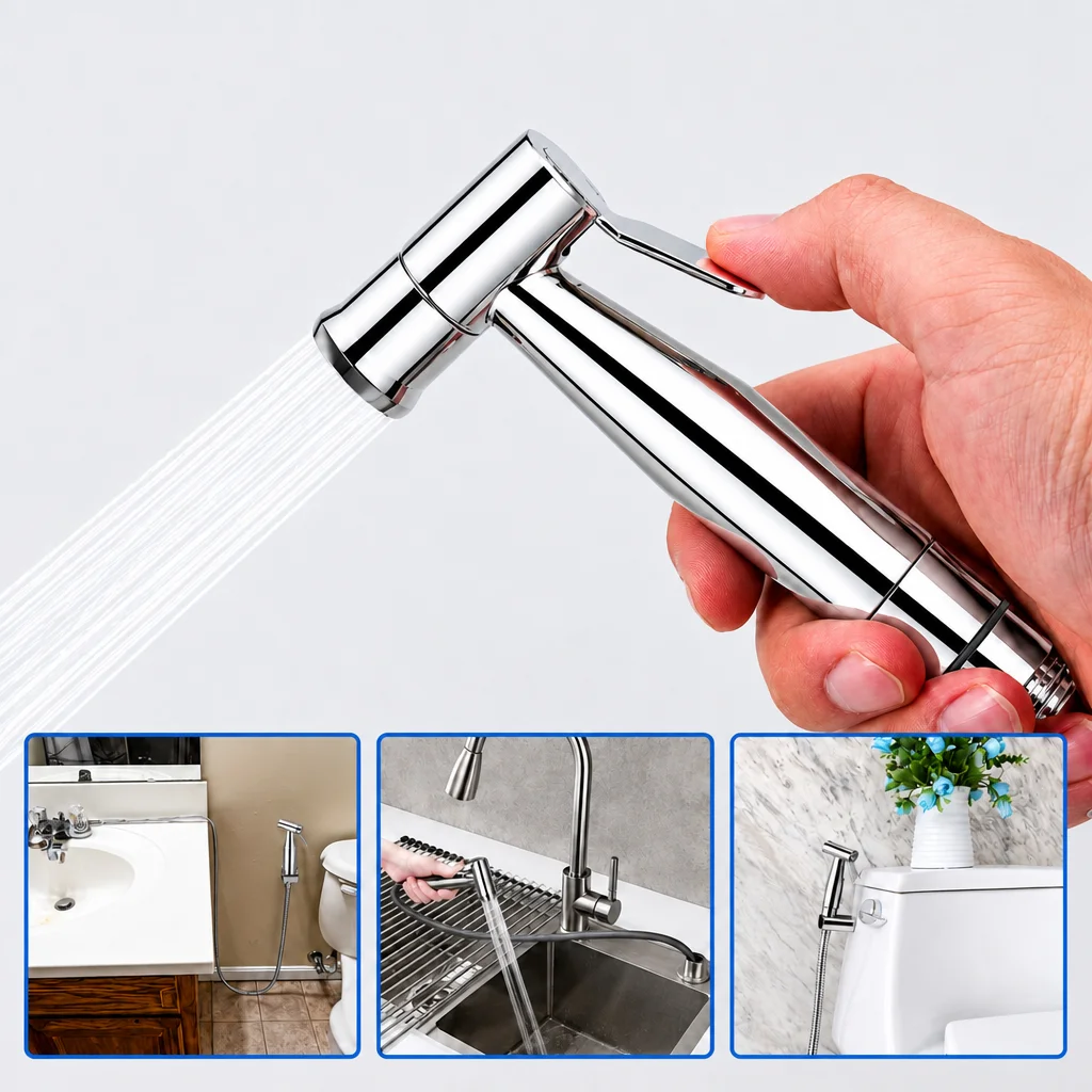 Plunger Toilet - Rociador de bidé portátil de mano