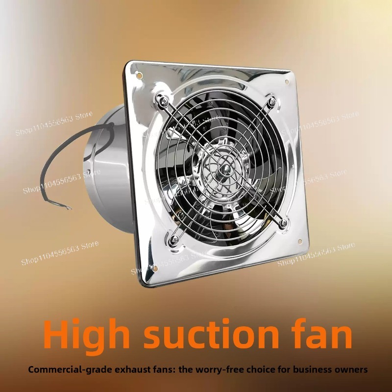 Home Bathroom Exhaust Fan - Ventilador de Extracción de Acero Inoxidable