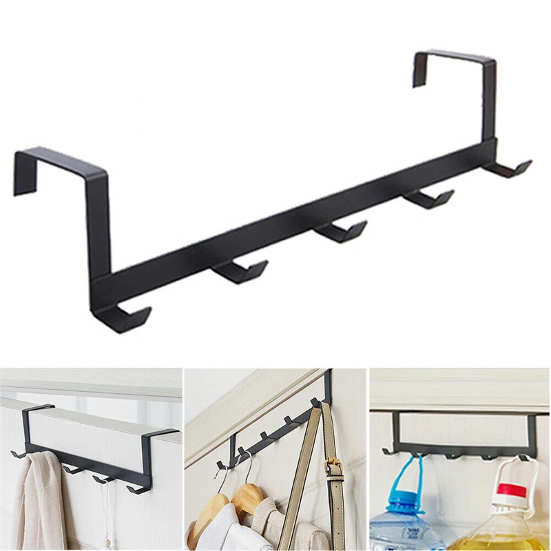 Ganchos sobre la puerta, 5 gan - Home Kitchen Bathroom Marketing reseña y precio