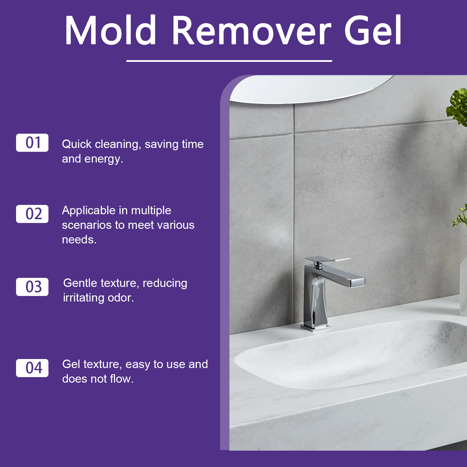 Gel eliminador de moho de acci - Home Bathroom Cleaning Solution reseña y precio