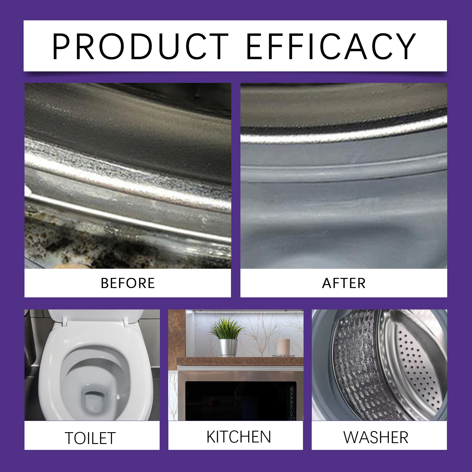 Gel eliminador de moho de acci - Home Bathroom Cleaning Solution reseña y precio
