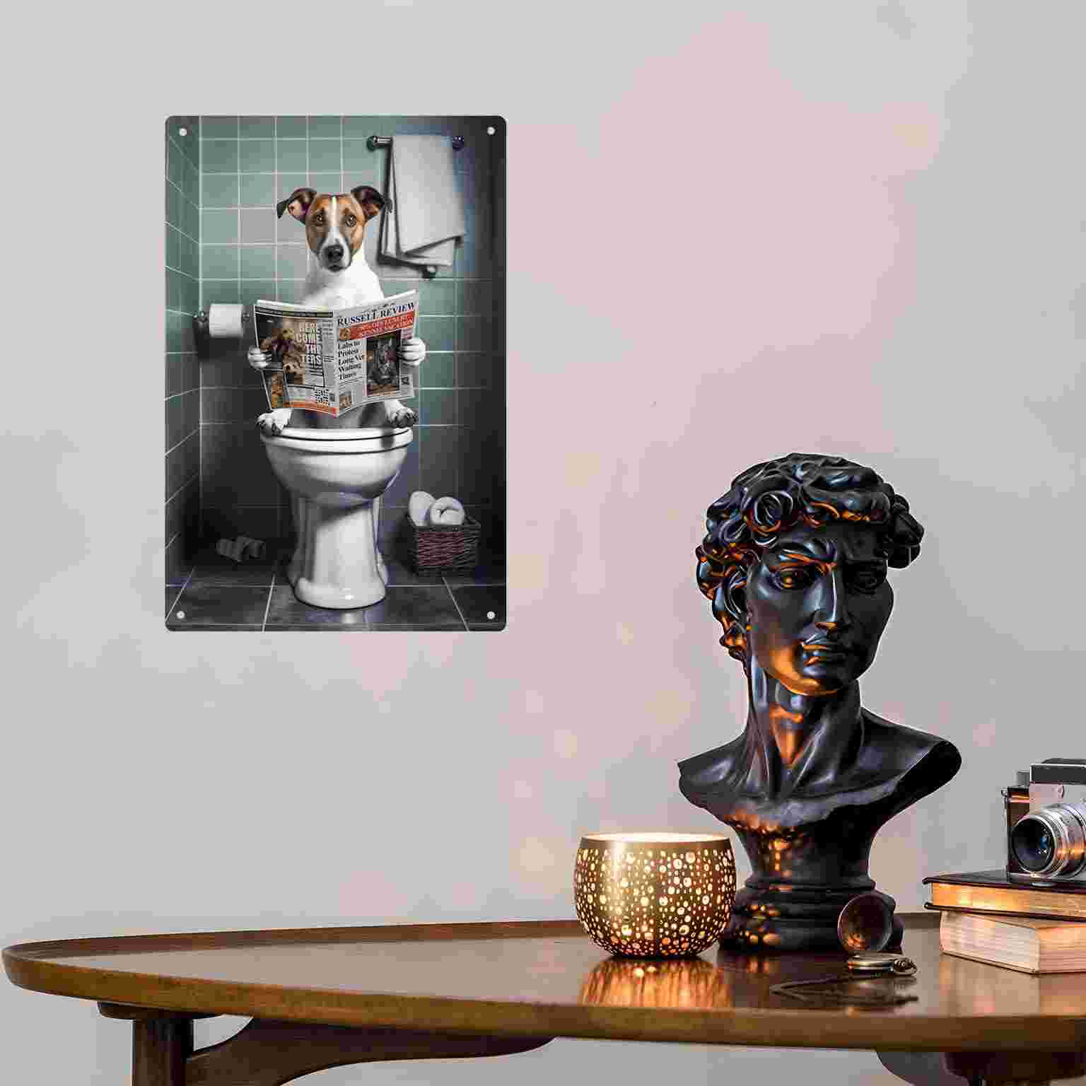 Cuadro Decorativo 2D Plano de  - Home Bathroom Toilet reseña y precio