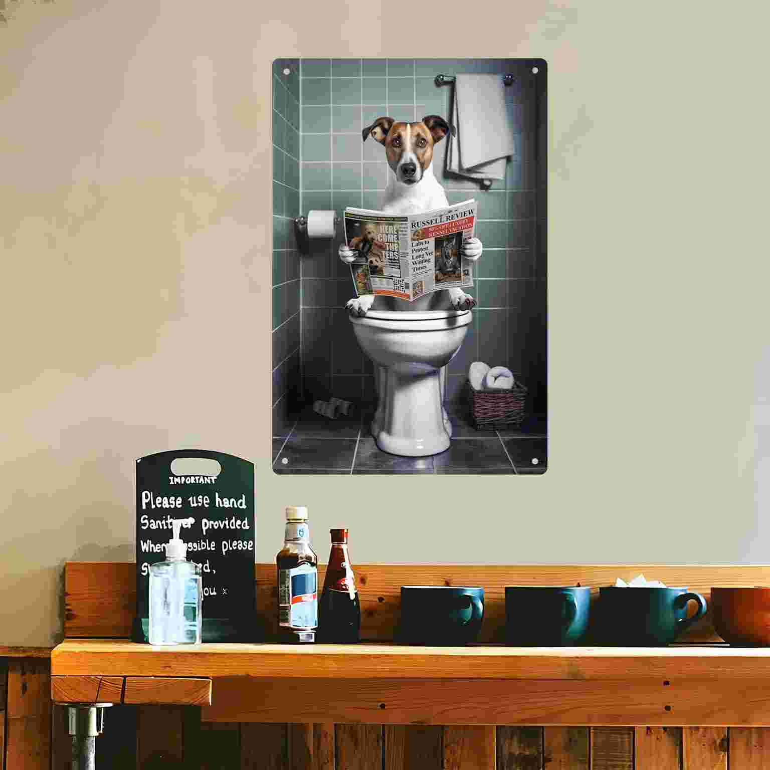 Cuadro Decorativo 2D Plano de  - Home Bathroom Toilet reseña y precio
