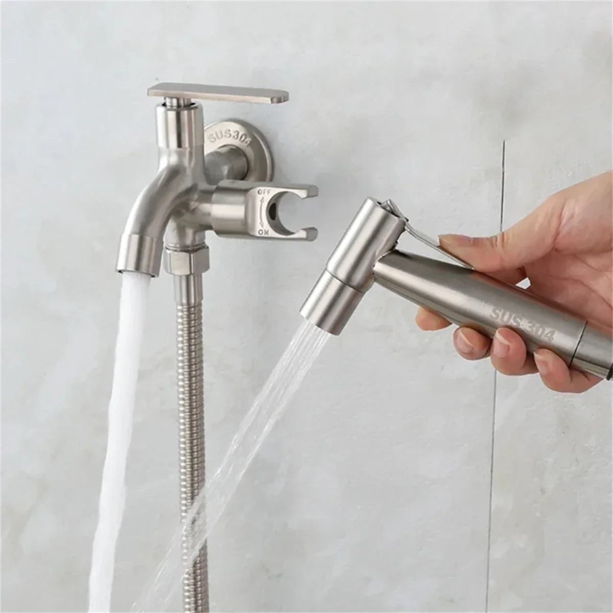 Juego de Rociador de Bidé para - Home Depot Bathroom Vanities reseña y precio