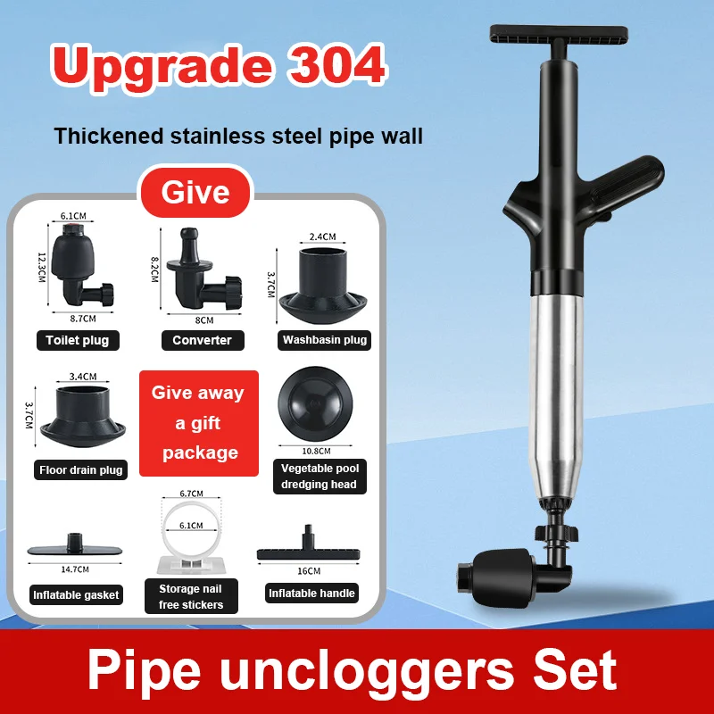 Desatascador de Drenajes de Al - Plunger Toilet reseña y precio