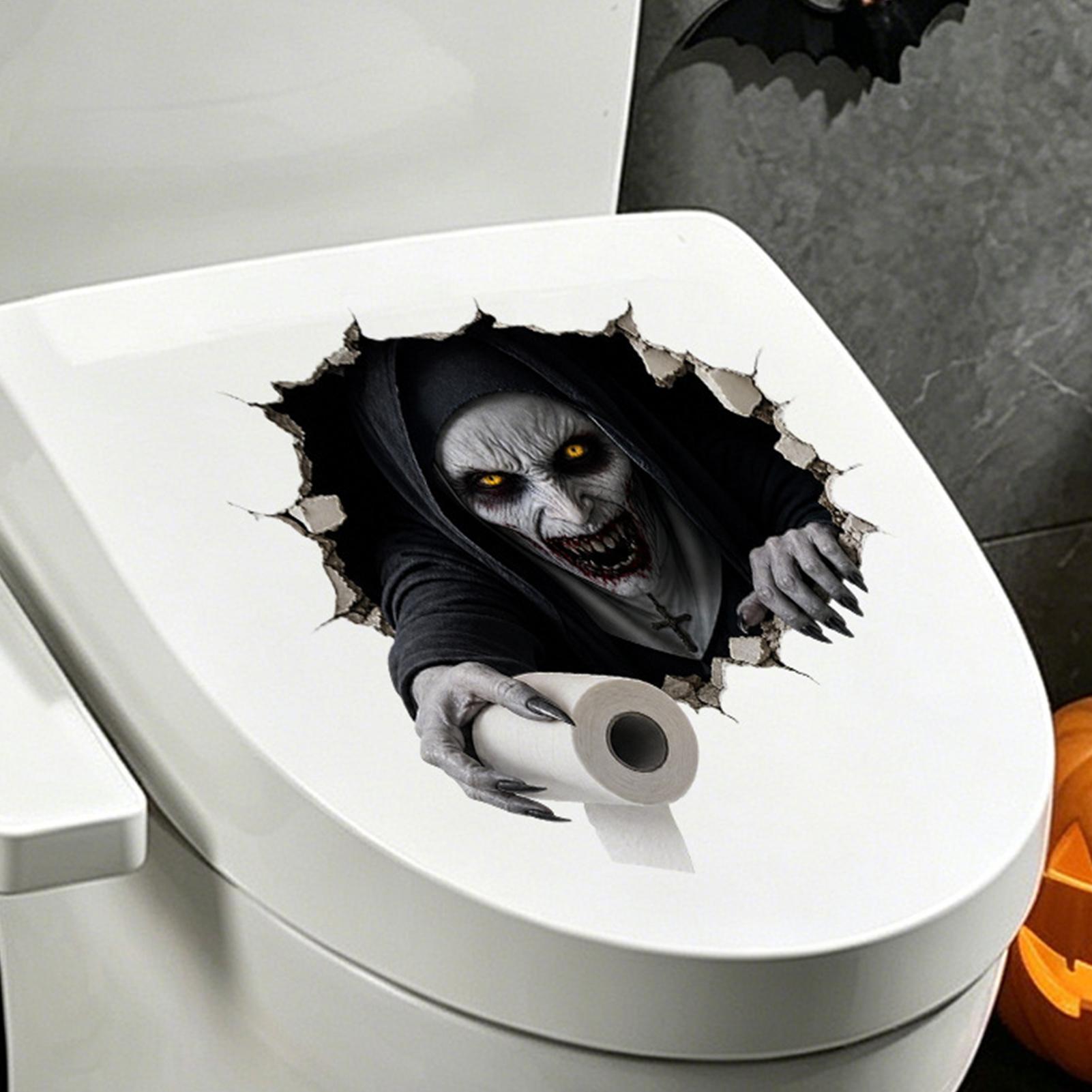 Pegatinas 2D de Halloween para - Home Bathroom Break reseña y precio