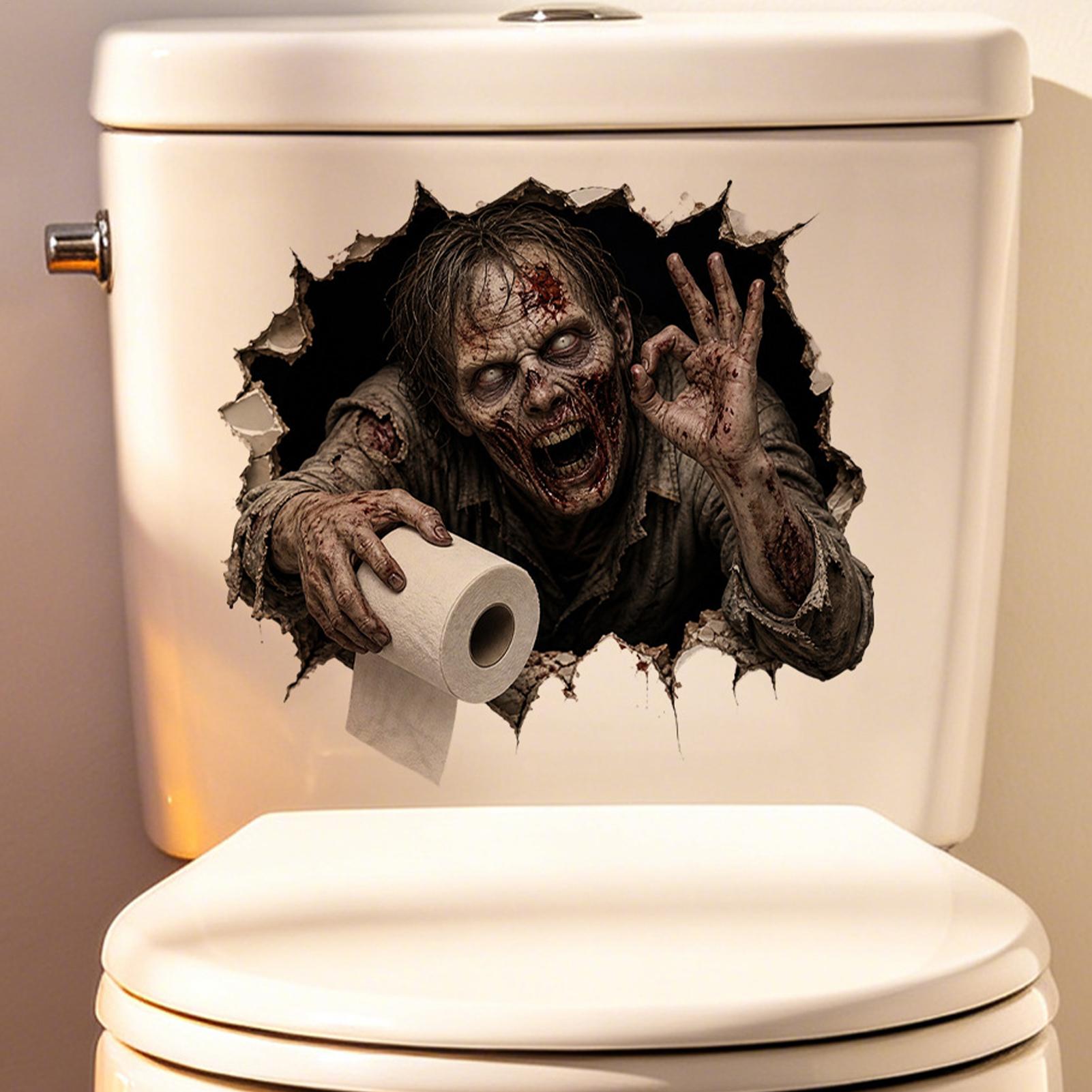 Pegatinas 2D de Halloween para - Home Bathroom Break reseña y precio