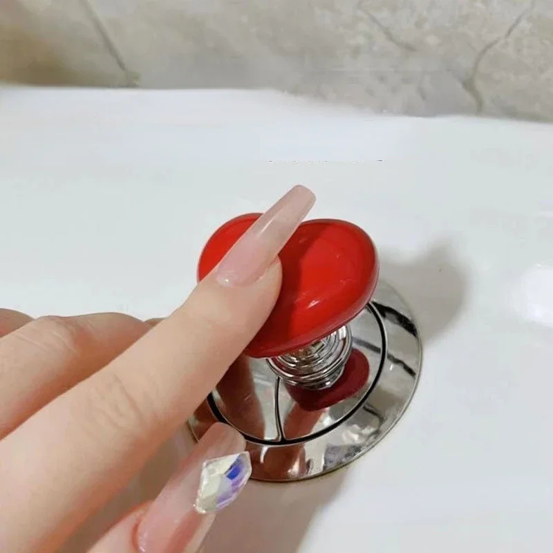 Manija del botón de presión de - Home Depot Bathroom Vanities reseña y precio