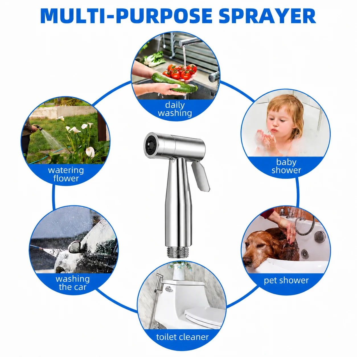 Rociador de bidé portátil de m - Plunger Toilet reseña y precio