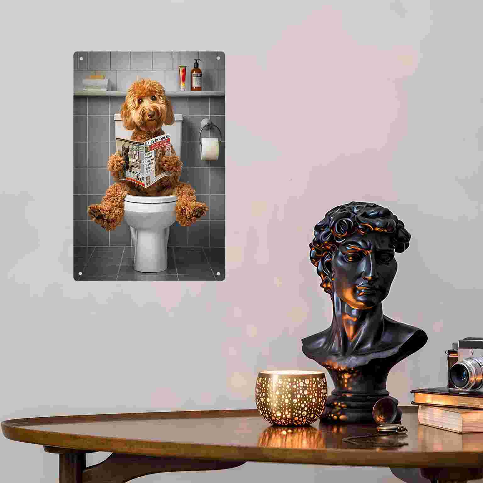 Decoración 2D Plana de 1 Pieza - Home Bathroom Toilet reseña y precio
