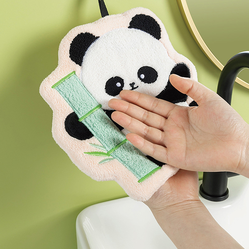 Linda toalla de mano de Panda, - Home Bathroom Towels reseña y precio