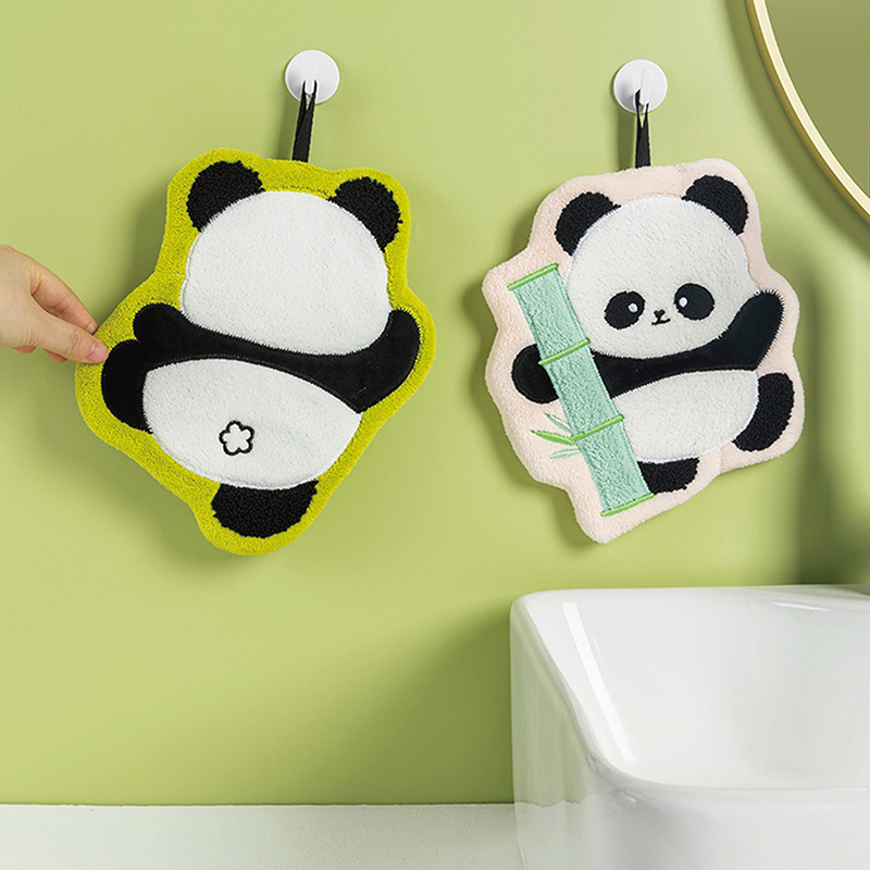 Linda toalla de mano de Panda, - Home Bathroom Towels reseña y precio