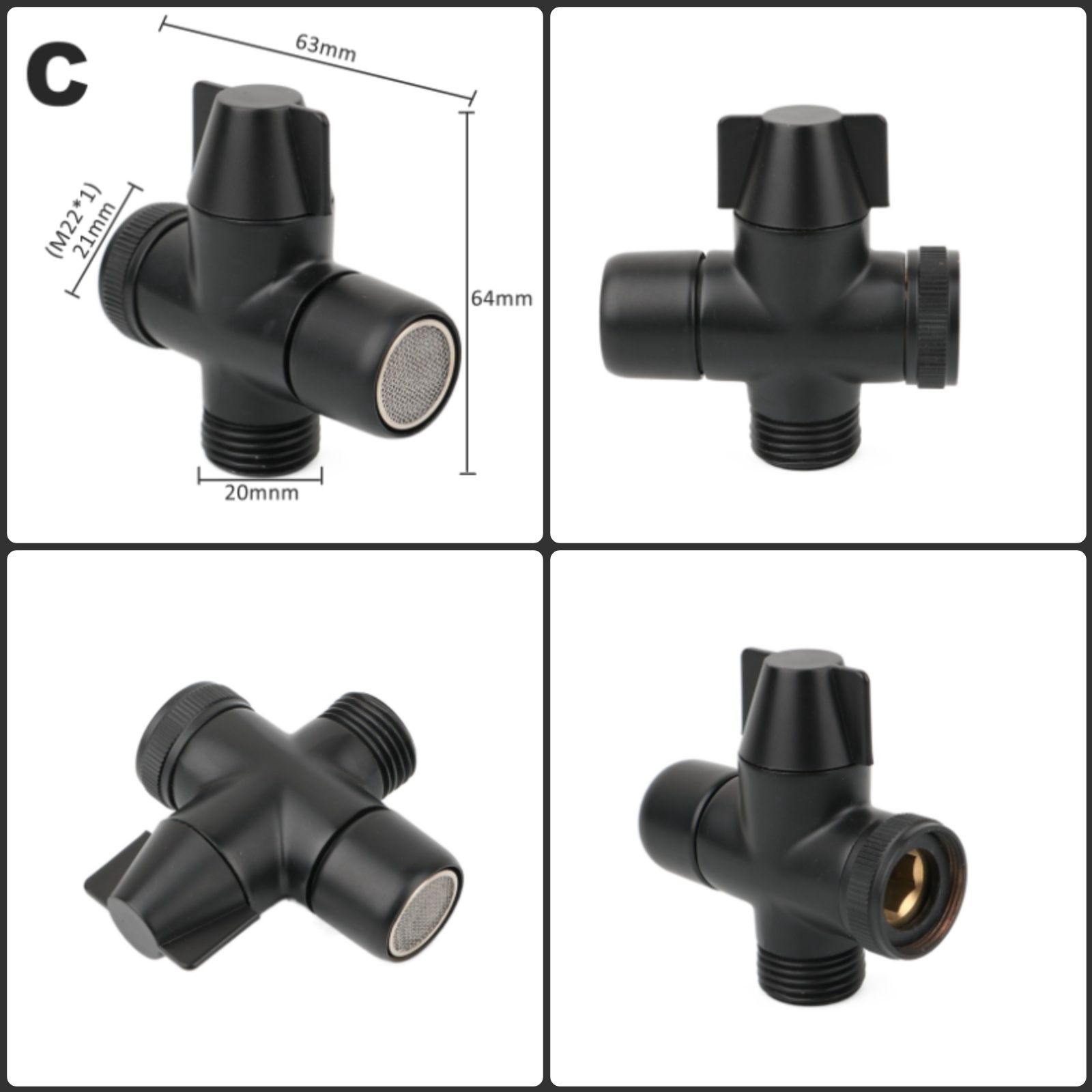 Adaptador de brazo de ducha de - Home Kitchen Bathroom Marketing reseña y precio