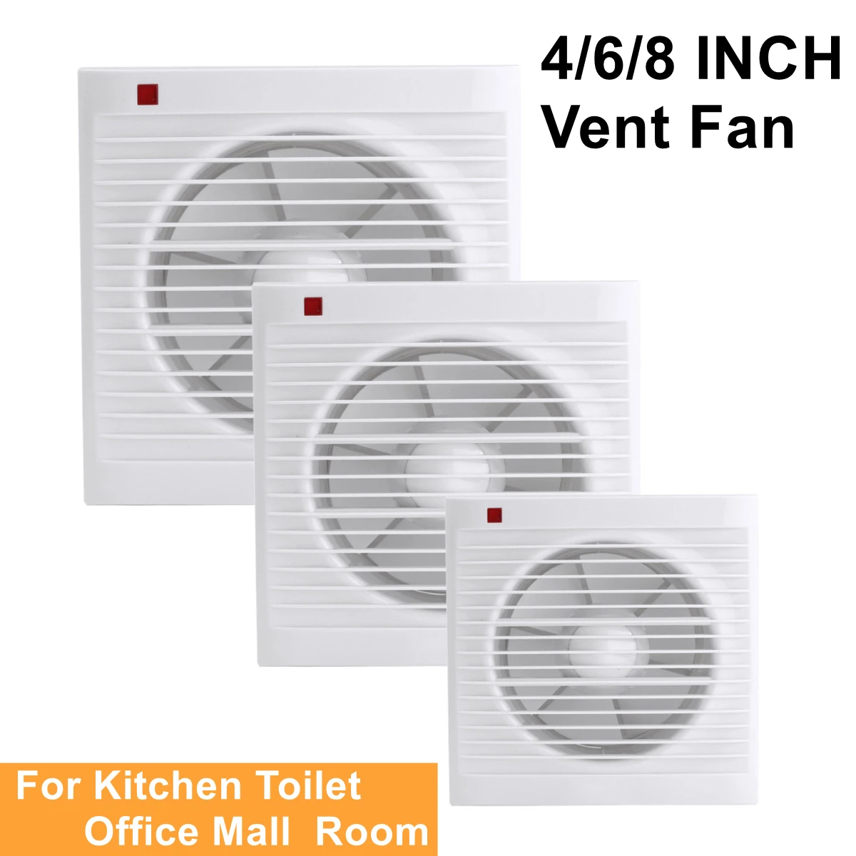 Extractor de baño silencioso,  - Home Bathroom Exhaust Fan reseña y precio