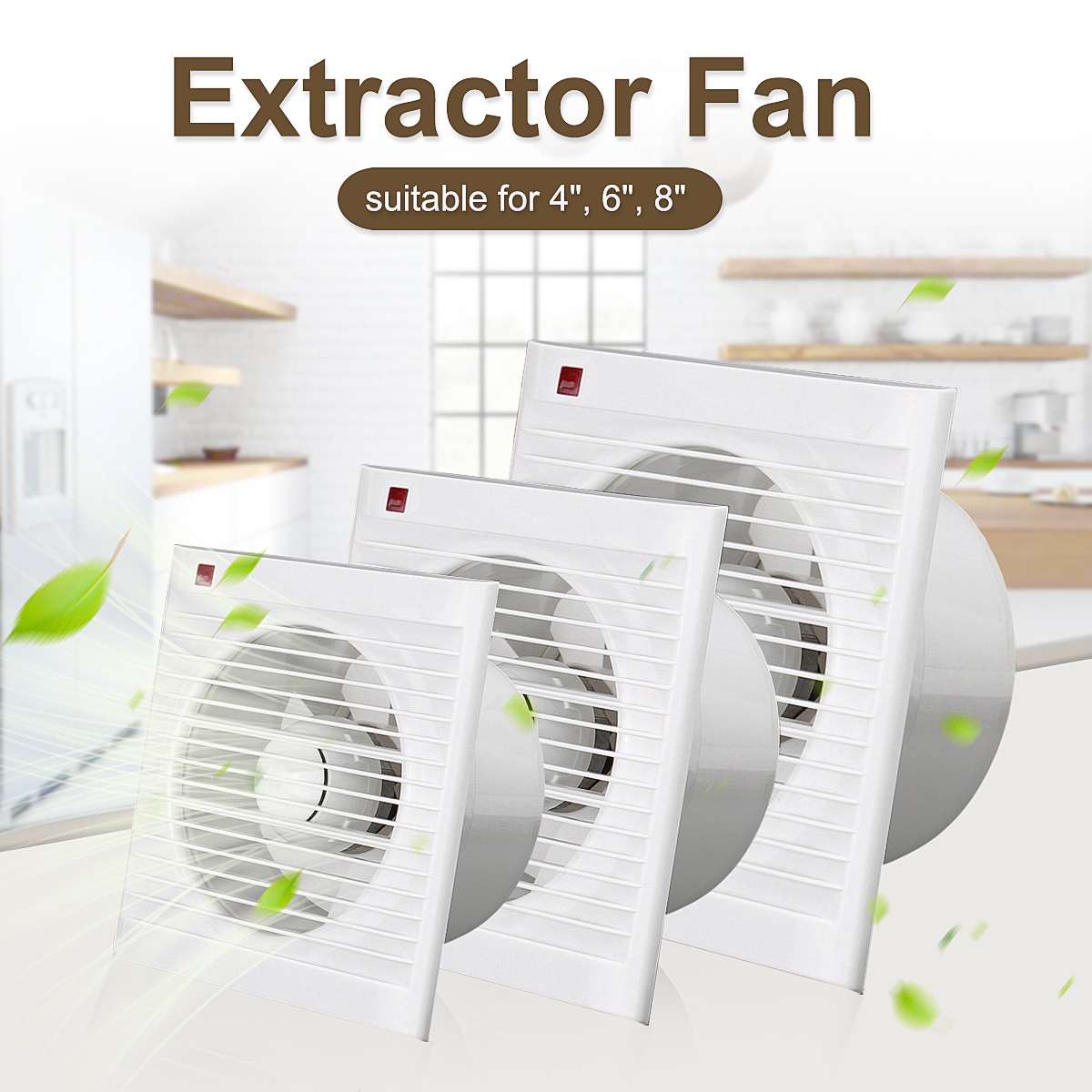 Extractor de baño silencioso,  - Home Bathroom Exhaust Fan reseña y precio