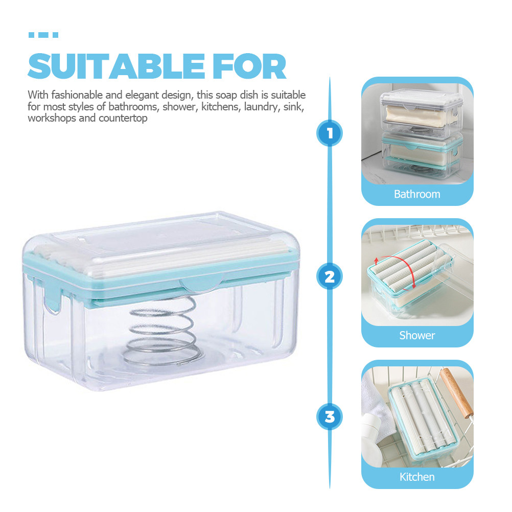 Contenedor para jabón en barra - Home Bathroom Cleaning Solution reseña y precio